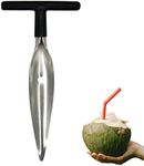 Coconut Opener, Stainless Steel Coconut Knife Tool for Easy to Open Thai Hawaii Young Coconuts