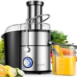 KOIOS Centrifugal Juicer Machines, Juice Extractor with Big Mouth 3ââ‚¬Â Feed Chute, 304 Stainless-steel Filter, High Juice yield, Easy to Clean&100% BPA-Free, 1200W&Powerful, Dishwasher Safe, Included Brush