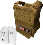 North Gym Adjustable Weighted Vest 2023 with Best fit / 14lbs / 20lbs/ 30lbs/ 40lbs (Tan 40lbs)