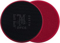 Meguiar's DFC6 6 inch Soft Buff DA (Dual Action) Foam Cutting Disc, 1 Pack, RED