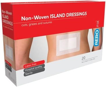 Aero Healthcare Aerofix Non-Woven Island Dressings 10 x 15 cm, White, 20 Count