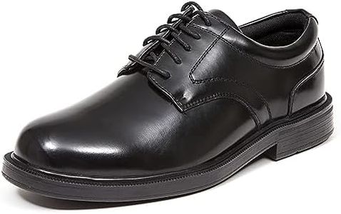 Deer Stags Men's Times Plain Toe Oxford,Black,7