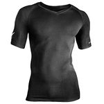 Men's Short Sleeve Training Compression Top by SUPACORE The World's Only Seamless Compression Garments for Sports, Workouts and Recovery