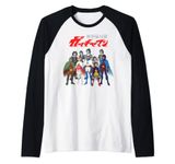 Manga Gatchaman Logo Alter Ego Line-Up Raglan Baseball Tee