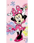 Jerry Fabrics Disney Minnie Mouse Bath Towel 70 x 140 cm, Multicoloured