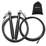 PROIRON Skipping Rope Adult, Professional Speed Rope Tangle-free, Jump Rope for Boxing Crossfit HIIT MMA, Spare Rope Included