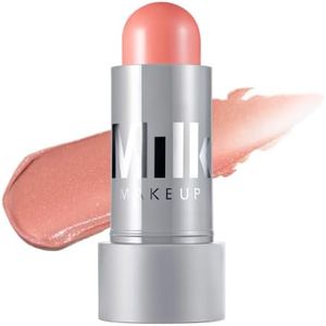 Milk Makeup Lip + Cheek Cream Stick – Perk (Coral with Shimmer), 0.28 oz