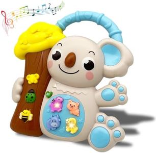 Baby Boy Girl Toys Gifts 12-18 Months Light Up Music Toddler Early Learning Educational Piano Keyboard Infant Toys 1 2 3 Years Old (Koala)