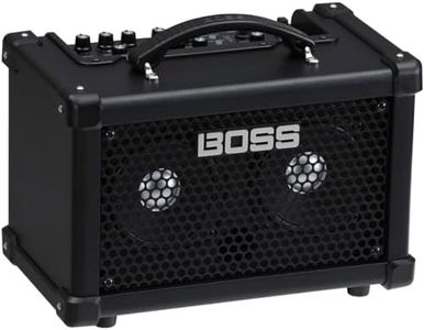 BOSS Dual Cube BASS LX Bass Guitar Amp – The Ultimate Cube bass Practice with pro Tones and Effects, onboard Rhythms, and Extended Range for Performing, Recording, and livestreaming.