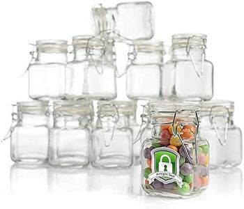 Générique 85 Gram Pot en Verre W/Snap Couvercle 12-Sets de 4 (Total-48 bocaux)