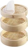 UNTIOR Handmade Bamboo Steamer Bask