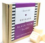 Rhubarb and Black Plum scented soy wax melt gift box- 16 fragranced wax melts, hand poured and vegan friendly