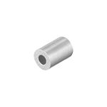 uxcell Aluminum Crimping Loop Sleeve for 1/32" - 5/128" Wire Rope Pack of 100