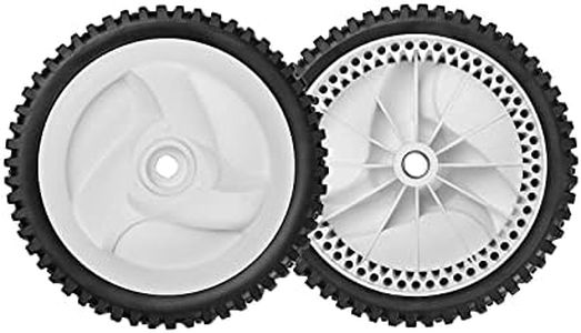 Fourtry 532403111 Front Drive Wheels Fit for Craftsman Lawn Mower - Front Drive Tires Wheels Compatible with Craftsman & HU Front Wheel Drive Self Propelled Mower Tractor, Replace 194231X427, 2 Pack