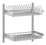 Wall Mounted Dish Rack Stainless Steel