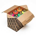 Montana Gold - Fluorescent Colours Box Set (6) Spray Paint Bundle - 6 x 400ml Cans