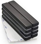 DIYMAG Waterproof Neodymium Bar Magnets with Epoxy Coating, Permanent Rare Earth Magnets, with Double-Sided Adhesive - 60 x 10 x 5mm, Pack of 8
