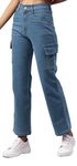 ADBUCKS Jeans for Women || Cargo Jeans Women || Straight Fit Jeans for Women || Wide Leg Jeans for Women ||Bell Bottom Jeans for Women Stone