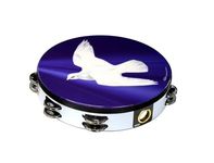 Remo TA-9210-18 Praise Tambourine - Religious Dove, 10"