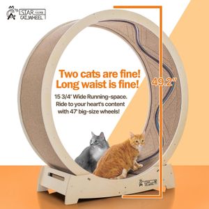 STAR CATWHEEL XL Cat Treadmill – Exercise Wheel for Large Cats