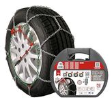 RD9 - Metal Snow Chains mm, Size No. 130, Set of 2 with Gloves Included