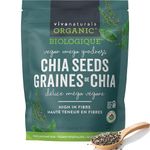 Viva Naturals Organic Chia Seeds 2 LBs (907 g/ 32 oz) - Plant-Based Omega-3 and Vegan Protein, Non-GMO Chia Seeds Organic Perfect for Smoothies, Salads and Chia Seed Pudding, Black Chia Seeds Bulk