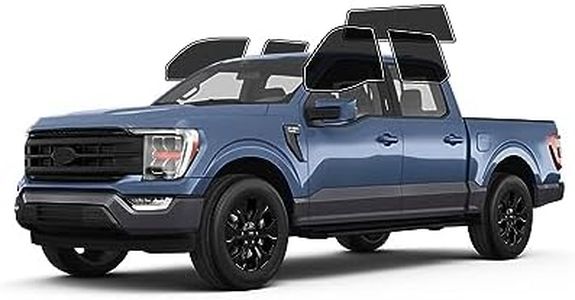 Autotek DIY Car Window Tinting Kit - Customize Shade: 5%, 10%, 20%, 35%, 50%, 70%, for Pickup All models Sides & Back Windows - Pre-Cut colorants for UV Blocking and Blast Protection