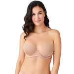 Wacoal Women's Red Carpet Full Busted Strapless Convertible Bra Coverage, Opaque, Roebuck, 38D