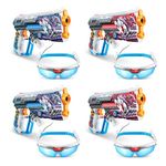 XSHOT Skins Laser 360°, 4 Laser Blasters & 4 Infrared Headset, 4 Players, 4 Team Mode, 54 meters Range by ZURU