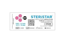 STERISTAR CLASS 6 Autoclave Chemical Indicators/Strips [STEAM] (100 Pcs.) | NABH Compliant Chemical Indicators Class-6 (100pcs.)