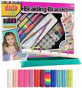 Barwa Friendship Bracelet Kit, Arts and Crafts Maker Toy for Girls Christmas Birthday Gifts Ages 6yr-12yr, Best Bracelet Making String Sets for 7, 8, 9, 10, 11 Year Old Kids Travel Activities