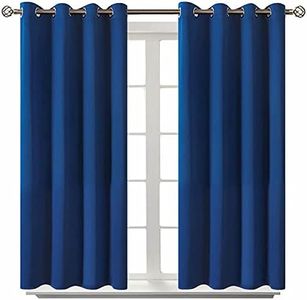 BGment Blackout Curtains for Bedroom - Grommet Thermal Insulated Room Darkening Curtains for Living Room, 52 x 45 Inch, 2 Panels, Royal Blue