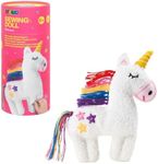 Avenir My First Sewing Kit for Beginners Ages 6+ Premium Plush DIY Animal Craft Set Child-Safe Tools for Easy Stitching, Motor Skills & Creativity Perfect Skill-Building Gift for Boys & Girls