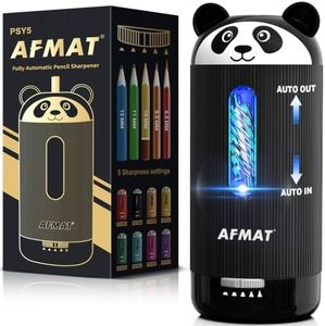 AFMAT Electric Pencil Sharpener, Fully Automatic, for 6.5-12mm Pencils