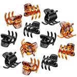 12 Pieces Hair Claw Clips Medium Size Hair Claws 1.3 Inch Hair Jaw Clip Claw Clip Grip for Women Girls Thick or Medium Hair (Black and Brown)