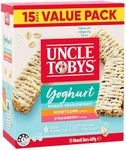 Uncle Tobys Yoghurt Muesli Cereal Bars Variety Pack 15 Bars (75 Count, Pack of 5)