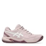 ASICS Gel Dedicate 8 Clay Womens Tennis Shoes Watershed Rose/White 5