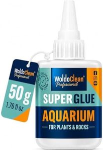 WoldoClean Aquarium Super Glue Gel 50g Fish Safe - Reef Coral Rock Plants