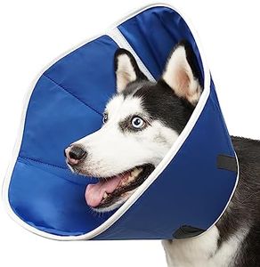 BARKLESS Dog Cone, Dog Cones for Small Medium Large Dogs, Cones for Puppies and Kittens After Surgery to Stop Licking, Adjustable Neuter Cone Alternatives, Light Recovery Collar, Elizabethan Collar