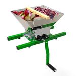 Fruit and Apple Crusher - 7L Manual Juicer Grinder,Portable Fruit Scratter Pulper for Wine and Cider Pressing(Stainless Steel,1.8 Gallon)