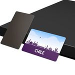 dhcrafts Fridge Magnet Rectangle Acrylic Glass (8.6 x 5.4 cm) Purple Chile Design Pack of 1