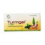 Turmgel Tulsi Turmeric Lozenges| Maintains Oral Hygiene & Relief from Cough, Cold & Sore Throat| Pack of 1 (10 Lozenges) Sharpens Immunity| Sugar-Free| Available in Pack of 1, 3 & 10