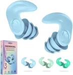 Kids Swimming Ear Plugs – 3 Pairs Reusable Waterproof Silicone Earplugs for Children (Ages 4-12), Soft & Comfortable Swim Ear Protection for Surfing, Diving, Pool, Showering & Water Sports