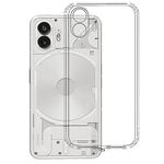 Tough Lee Back Cover Case for Nothing Phone 2 (Transparent) (Soft Silicon) (Pack of 1)