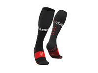 COMPRESSPORT Unisex Full Socks Run Calcetines De Alta Compresión Para Correr, Black, 42-44 EU