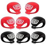 8 Pack Bicycle Light, Silicone LED 