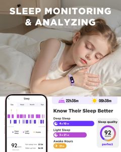 BIGGERFIVE Vigor 3 Kids Fitness Tracker – Activity & Sleep Monitor