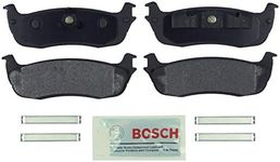 BOSCH BE711H Blue Ceramic Disc Brake Pad Set With Hardware - Compatible With Select Ford Expedition, F-150, F-150 Heritage, F-250; Lincoln Blackwood, Navigator, Town Car; REAR