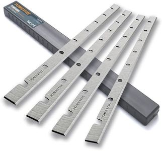 POWERTEC Heat Treated M2 HSS Planer Knives for DeWalt 733, 4 Blades | 12.5 Inch Dual Sided Replacement Planer Blades DW7332–2 Sets | 4 Blades