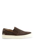 Kenneth Cole New York Press Pause Woven Slip-On Sneaker Brown